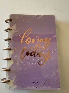 The Happy Planner - Lilac "Hooray for Today" Mini Disc-Bound Notebook